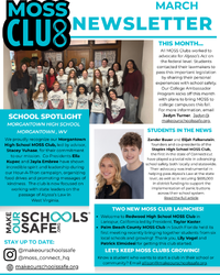 March 2026 MOSS Clubs Newsletter cover