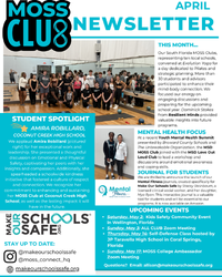 April 2026 MOSS Clubs Newsletter cover