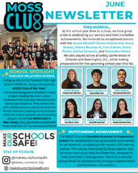 June 2026 MOSS Clubs Newsletter cover