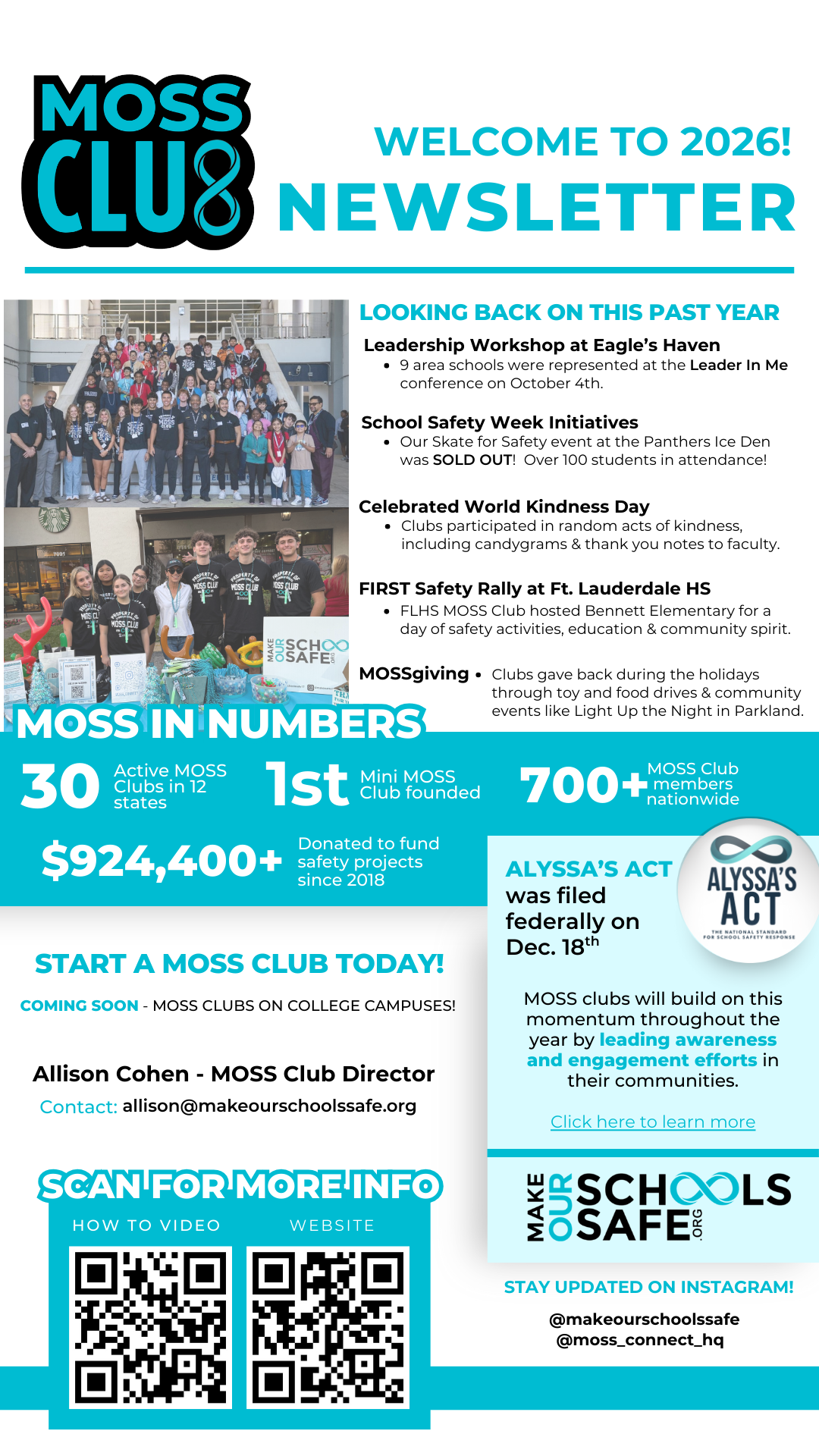 July 2026 MOSS Clubs Newsletter cover